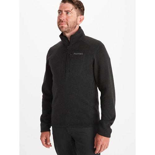 Marmot Drop Line Fleece For Mens Black SCJ096134